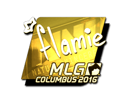 Sticker | flamie (Gold) | MLG Columbus 2016