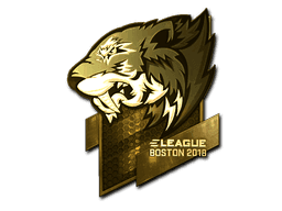 Sticker | Flash Gaming (Gold) | Boston 2018