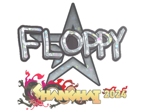 Sticker | floppy (Glitter) | Shanghai 2024