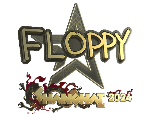 Sticker | floppy (Gold) | Shanghai 2024