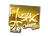 Sticker | flusha (Gold) | Cologne 2015