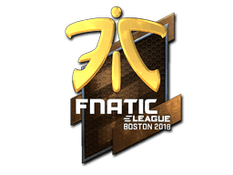 Sticker | Fnatic (Foil) | Boston 2018