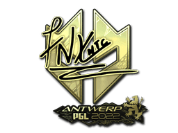 Sticker | fnx (Gold) | Antwerp 2022