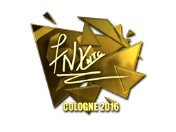 Sticker | fnx (Gold) | Cologne 2016