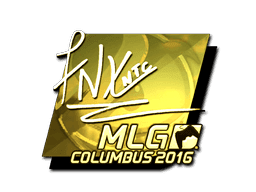 Sticker | fnx (Gold) | MLG Columbus 2016