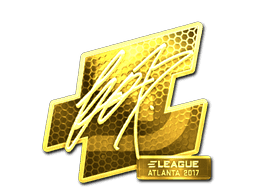 Sticker | fox (Gold) | Atlanta 2017