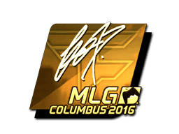 Sticker | fox (Gold) | MLG Columbus 2016