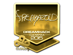 Sticker | freakazoid (Gold) | Cluj-Napoca 2015