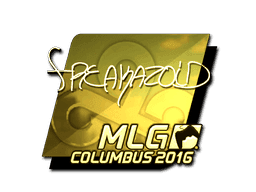Sticker | freakazoid (Gold) | MLG Columbus 2016