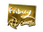 Sticker | friberg (Gold) | Cologne 2015
