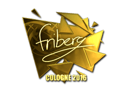 Sticker | friberg (Gold) | Cologne 2016