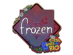 Sticker | frozen (Glitter) | Rio 2022