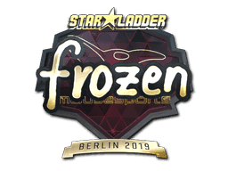 Sticker | frozen (Gold) | Berlin 2019