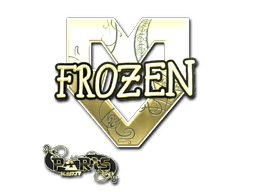 Sticker | frozen (Gold) | Paris 2023