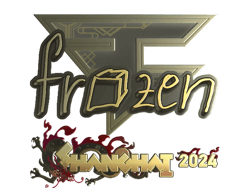 Sticker | frozen (Gold) | Shanghai 2024