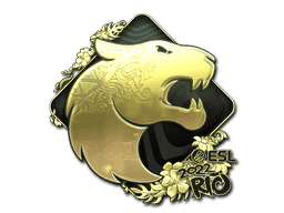 Sticker | FURIA (Gold) | Rio 2022