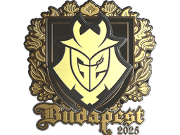 Sticker | G2 esports (Gold) | Budapest 2025