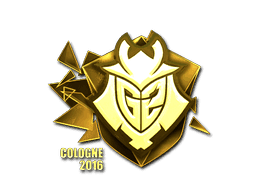 Sticker | G2 Esports (Gold) | Cologne 2016
