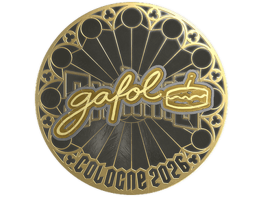 Sticker | gafolo (Gold) | Cologne 2026
