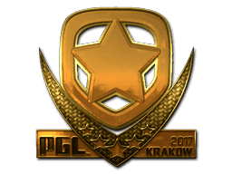 Sticker | Gambit (Gold) | Krakow 2017