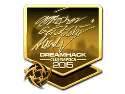 Sticker | GeT_RiGhT (Gold) | Cluj-Napoca 2015