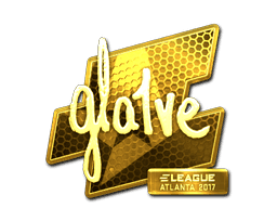 Sticker | gla1ve (Gold) | Atlanta 2017