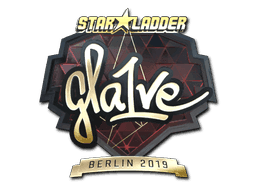 Sticker | gla1ve (Gold) | Berlin 2019