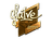 Sticker | gla1ve (Gold) | Boston 2018