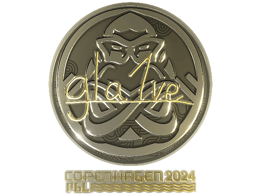 Sticker | gla1ve (Gold) | Copenhagen 2024