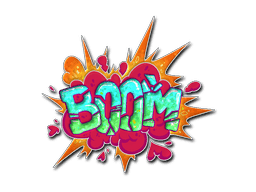 Sticker | Go Boom (Glitter)