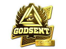 Sticker | GODSENT (Gold) | Atlanta 2017