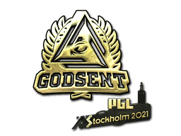 Sticker | GODSENT (Gold) | Stockholm 2021