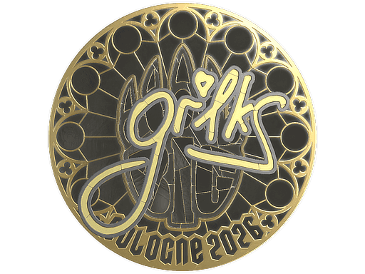 Sticker | gr1ks (Gold) | Cologne 2026