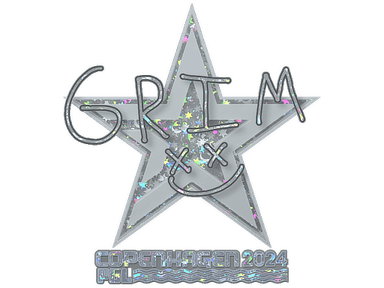 Sticker | Grim (Glitter) | Copenhagen 2024