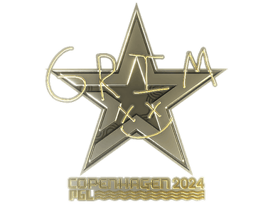 Sticker | Grim (Gold) | Copenhagen 2024