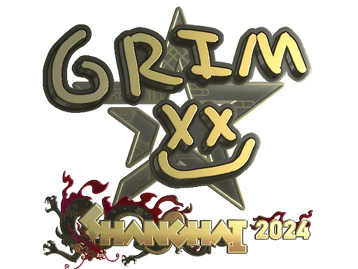 Sticker | Grim (Gold) | Shanghai 2024