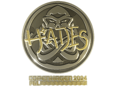 Sticker | hades (Gold) | Copenhagen 2024