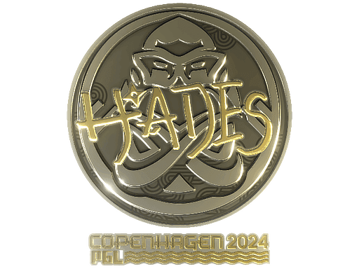 Sticker | hades (Gold) | Copenhagen 2024