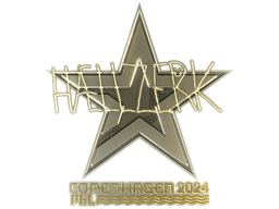 Sticker | hallzerk (Gold) | Copenhagen 2024