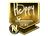 Sticker | Happy (Gold) | Cluj-Napoca 2015