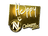 Sticker | Happy (Gold) | Cologne 2015