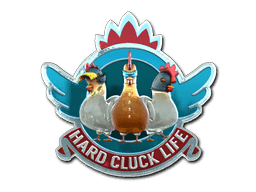 Sticker | Hard Cluck Life (Foil)