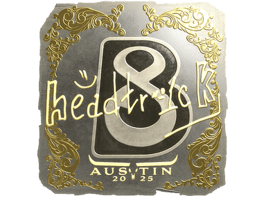 Sticker | headtr1ck (Gold) | Austin 2025