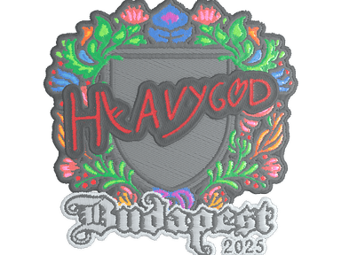Sticker | Heavygod (Embroidered) | Budapest 2025