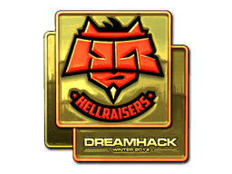 Sticker | HellRaisers (Gold) | DreamHack 2014