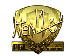 Sticker | HEN1 (Gold) | Krakow 2017