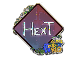 Sticker | HexT (Glitter) | Rio 2022