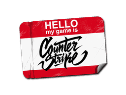 Sticker | Hi, My Game Is