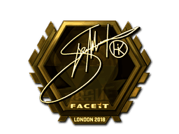 Sticker | Hiko (Gold) | London 2018