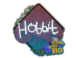 Sticker | Hobbit (Glitter) | Rio 2022